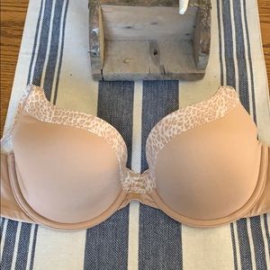 EUC Victoria’s Secret Naked Lined Demi - 34D Nude